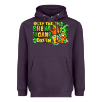 Plum Let the shenanigans begin St. Patrick's Day Heavyweight Hoodie - FaDigitalArtStudio