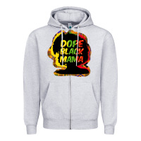 Dope Black Mama Zipper Hoodie | Teevron