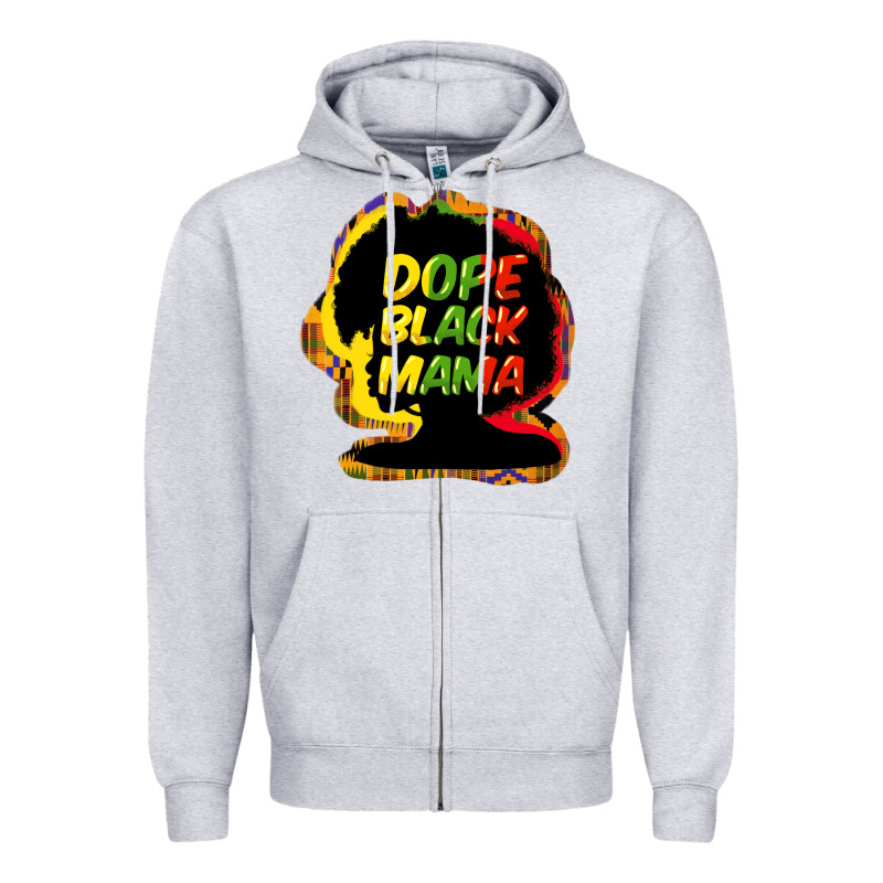 Dope Black Mama Zipper Hoodie by HowdyJamesFarm | Teevron