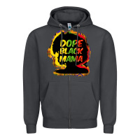 Smoke Dope black mama Zipper Hoodie - HowdyJamesFarm