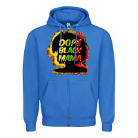 True Royal Dope black mama Zipper Hoodie - HowdyJamesFarm