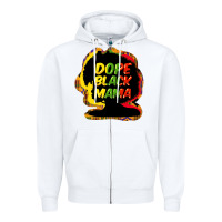 White Dope black mama Zipper Hoodie - HowdyJamesFarm