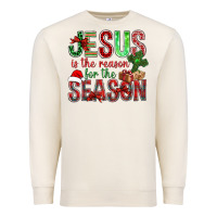 Sandshell jesus is the reason for the season christmas bbs Premium Sweatshirt - BundleAndBundleShop