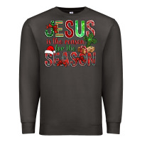 Smoke jesus is the reason for the season christmas bbs Premium Sweatshirt - BundleAndBundleShop