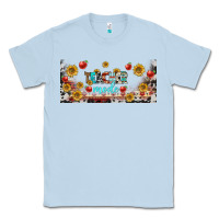 Dusty Blue teacher mode libbey glass Classic Tee - BundleAndBundleShop