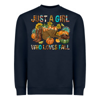 Just A Girl Who Loves Fall Heavyweight Sweatshirt | Teevron