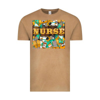 Vintage Camel Green And Yellow Nurse Vintage Tee - LillyAllenDesigns