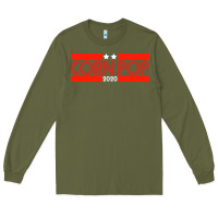 Army Green Joe Biden Corn Pop Long Sleeve Tee - Bettercallsaul