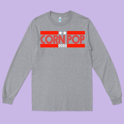 Joe Biden Corn Pop Long Sleeve Tee Designed By Bettercallsaul