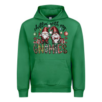 Emerald Chillin With My Gnomies Urban Hoodie - CowhideDigitalArt