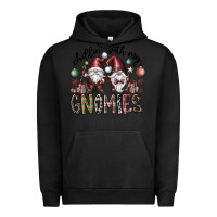Pigment Black Chillin With My Gnomies Urban Hoodie - CowhideDigitalArt