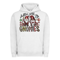 Pigment Lunar Rock Chillin With My Gnomies Urban Hoodie - CowhideDigitalArt