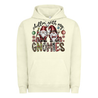 Pigment Pistachio Chillin With My Gnomies Urban Hoodie - CowhideDigitalArt