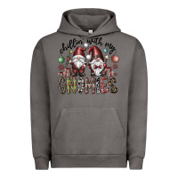 Pigment Tornado Chillin With My Gnomies Urban Hoodie - CowhideDigitalArt