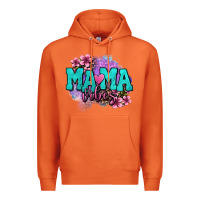 Carrot mama vibes floral Premium Hoodie - OliviaCreatesArt