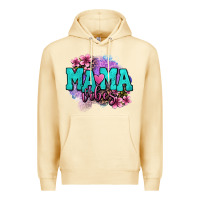 Pina Colada mama vibes floral Premium Hoodie - OliviaCreatesArt
