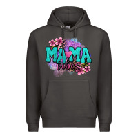 Smoke mama vibes floral Premium Hoodie - OliviaCreatesArt