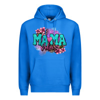 True Royal mama vibes floral Premium Hoodie - OliviaCreatesArt