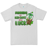 Dove Grey iced coffee and luck Premium Tee - MaliasSmallBusiness
