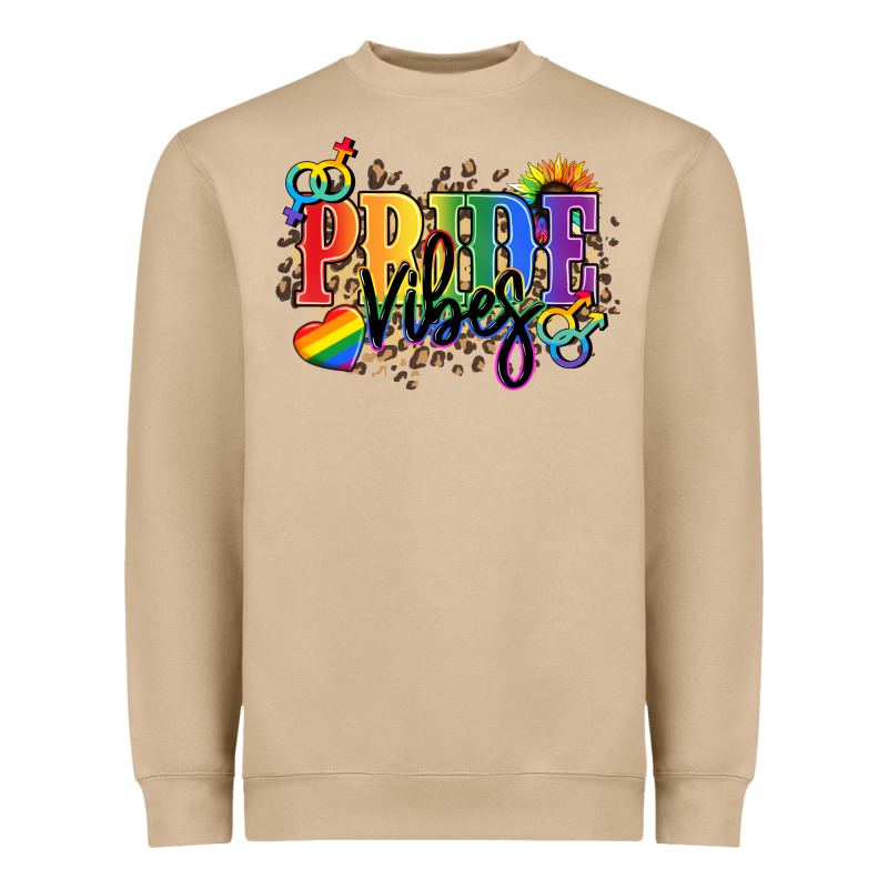 Pride Vibes Heavyweight Sweatshirt by NancyCooperArtShop | Teevron