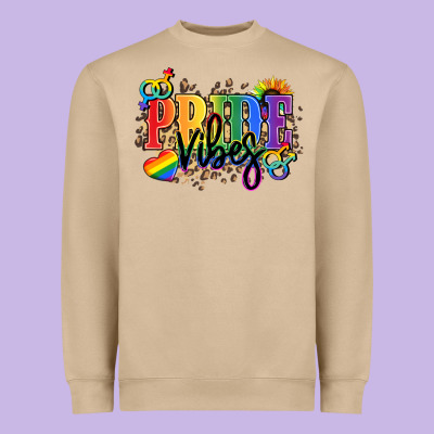 Pride Vibes Heavyweight Sweatshirt Designed By Nancycooperartshop