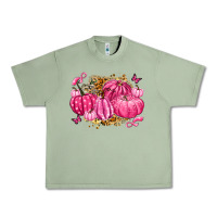 Oil Green breast cancer awareness pink pumpkins Urban Heavy Tee - LillyAllenDesigns
