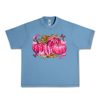Pebble Blue breast cancer awareness pink pumpkins Urban Heavy Tee - LillyAllenDesigns