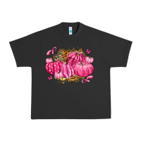 Breast Cancer Awareness Pink Pumpkins Urban Heavy Tee | Teevron