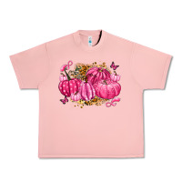 Salmon breast cancer awareness pink pumpkins Urban Heavy Tee - LillyAllenDesigns