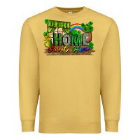 Antique Gold Home sweet home st. patricks day Premium Sweatshirt - FaDigitalArtStudio
