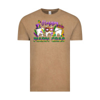 Vintage Coffee mardi gras celebration with teeth Vintage Tee - LillyAllenDesigns
