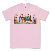 Bubblegum Pink teacher vibes libbey glass Classic Tee - BundleAndBundleShop