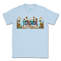 Dusty Blue teacher vibes libbey glass Classic Tee - BundleAndBundleShop