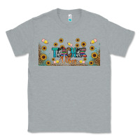 Heather Grey teacher vibes libbey glass Classic Tee - BundleAndBundleShop