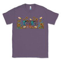 Lavender teacher vibes libbey glass Classic Tee - BundleAndBundleShop