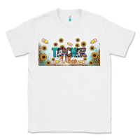 White teacher vibes libbey glass Classic Tee - BundleAndBundleShop