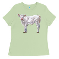 Matcha charolais calf Ladies Tee - LillyAllenDesigns