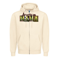 Sandshell American Mama  Mother's Day Zipper Hoodie - CowGirlArtShop