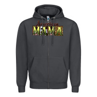 Smoke American Mama  Mother's Day Zipper Hoodie - CowGirlArtShop