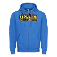 True Royal American Mama  Mother's Day Zipper Hoodie - CowGirlArtShop
