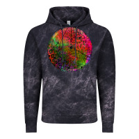 Cloud Black halloween round Vintage Hoodie - BundleAndBundleShop