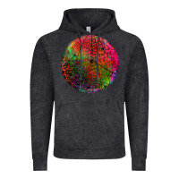 Vintage Black halloween round Vintage Hoodie - BundleAndBundleShop