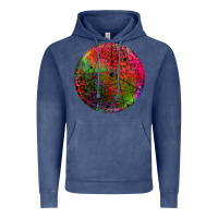 Vintage Denim halloween round Vintage Hoodie - BundleAndBundleShop