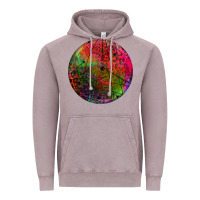 Vintage Zinc halloween round Vintage Hoodie - BundleAndBundleShop