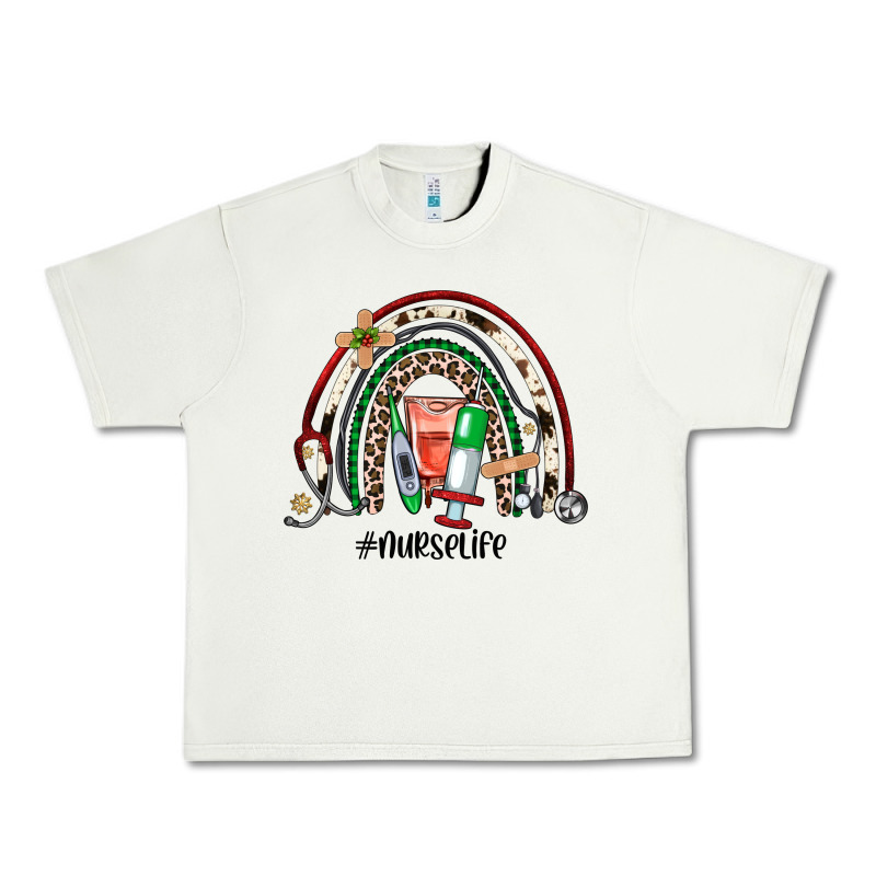 Christmas Nurselife Rainbow Urban Heavy Tee by JahusDesignShop | Teevron