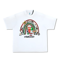 White Christmas nurselife rainbow Urban Heavy Tee - JahusDesignShop