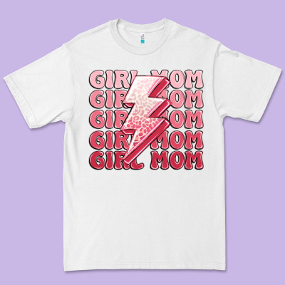 Girl Mom Premium Tee Designed By Maliassmallbusiness