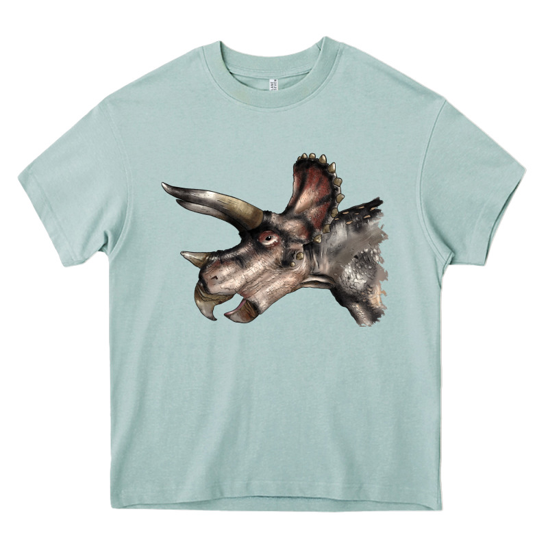 Triceratops Horridus Face Heavy Core Tee by LillyAllenDesigns | Teevron