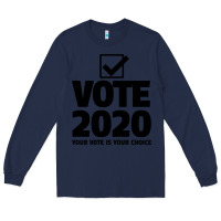 Navy USA 2020 President Trump Biden election Long Sleeve Tee - Bettercallsaul