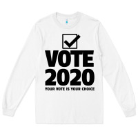 White USA 2020 President Trump Biden election Long Sleeve Tee - Bettercallsaul